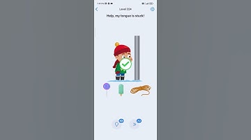 EASY GAME – BRAIN TEST LEVEL 324 HELP , MY TONGUE IS STUCK ! [ ANSWER IS HOLD THE TONGUE ]