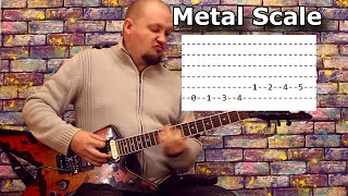 картинка: Как сочинять  METAL рифы? Тебе нужен  металлический лад!