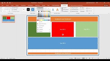Create a first Excel Dashboard Mockup using powerpoint