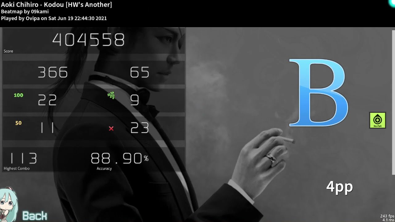 hollow wings fun map in osu 3d