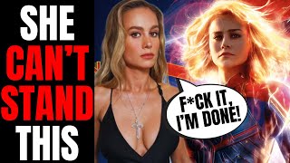 Brie Larson Is DONE With Marvel! | She Wants OUT After Embarrassing FAILURE Of MCU And The Marvels