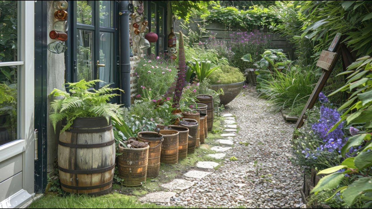 DIY Upcycled Projects to Enhance Your Rustic Farmhouse Backyard Garden