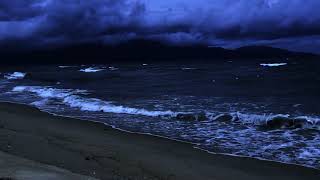 🌊 Moonlight Over Ocean | 8 Hours of Gentle Beach Waves to Soothe the Soul