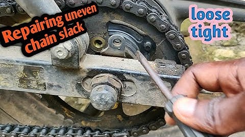Unequal chain problem | Simple solution for chain repair