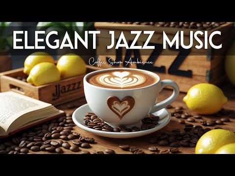 Elegant Jazz Music 🎶 June Bossa Nova Instrumental and Relaxing Jazz Cafe Music for Studying
