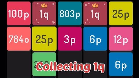 X2 Blocks Gameplay: Collecting 1q | Easy Strategy