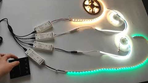 Shenzhen Magic LED Lighting, 4 zone Wall mounted controller for Dimmable,RGB,RGBW,RGB+CCT LED Strip