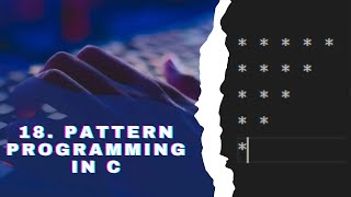 18 Reverse right angle triangle pattern in c language Pattern series
