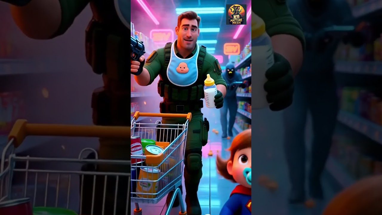 Time Traveling Assassin Babysitter 👶💥 Chaos Across History! 