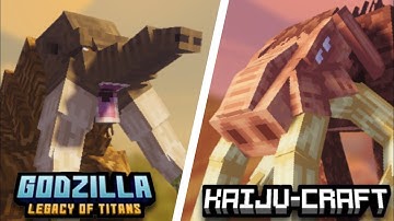 Godzilla Legacy of Titans VS Kaiju Craft! | Minecraft 