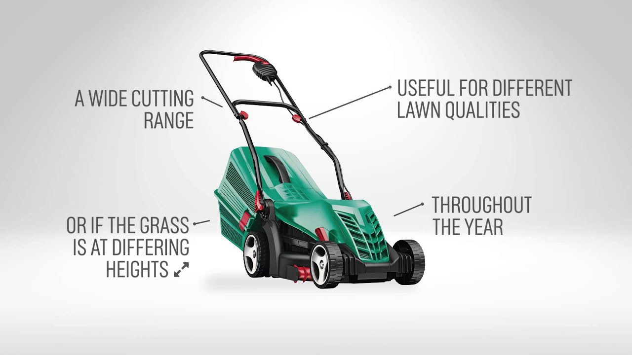 Asianthomas Bosch Universal 550 Ergoflex Corded Rotary Lawnmower Review