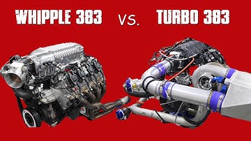 WHIPPLE BLOWER vs LOW-BUCK TURBO-383 LS STROKER