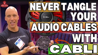 Simplify Your Stage Setup: Say Goodbye to Cable Chaos Keep Your Audio Cables Tangle-Free with Cabli!