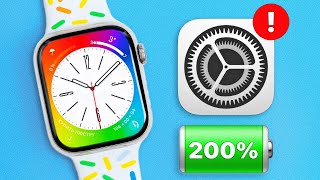 :    Apple Watch  WatchOS 10:  200%, !!!