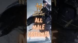 All Male Costumes - Where Winds Meet #shorts #wherewindsmeet #gaming