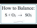 Balancing Chemical Equations Concepts
