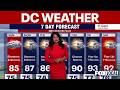 DC forecast: Rain comes Sunday, storm chances increase through week