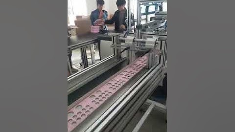 Automatic Box Assembling Machine for cosmetics box Eye shadow box