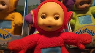 1998 Teletubbies Playskool 16 Talking Plush With Box Tinky Winky Dipsy La La Is Po Naughty Recall