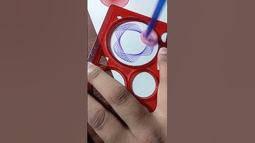 Satisfying Geometric shapes | Simple Spirograph Design #shorts #ytshorts #trending #youtubeshorts