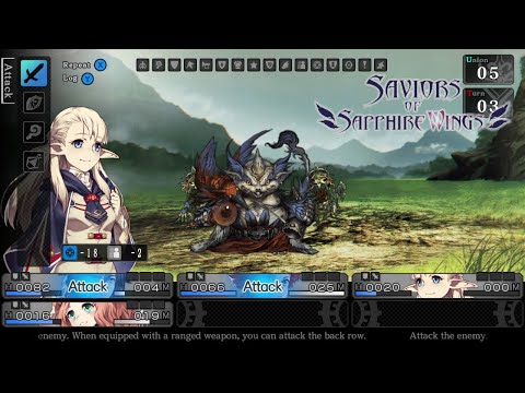 Saviors of Sapphire Wings Gameplay Preview - Etrian Odyssey-esque Dungeon Crawling