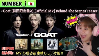 [Reacts] : Number_I - Goat 【初回限定盤A】Goat(Official Music Video) Behind The Scenes Teaser