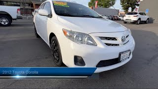 Sports Performance 2012 Toyota Corolla Clovis  Fresno  Kerman  Firebaugh  Mendota  Visalia