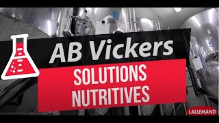 Nutriments pour levure AB Vickers pour la brasserie