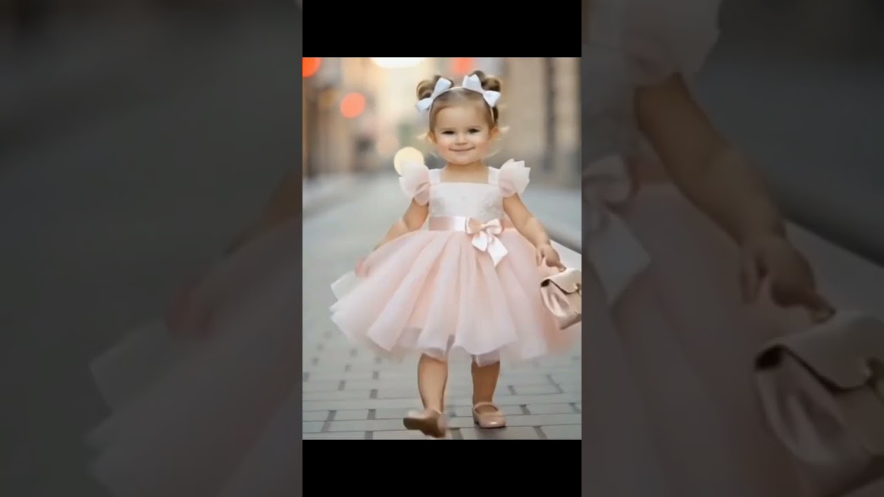 Little Fashion Star ✨ Walking the Pastel Street Like a Model.Tiny Princess in the Garden of Dreams 🌷