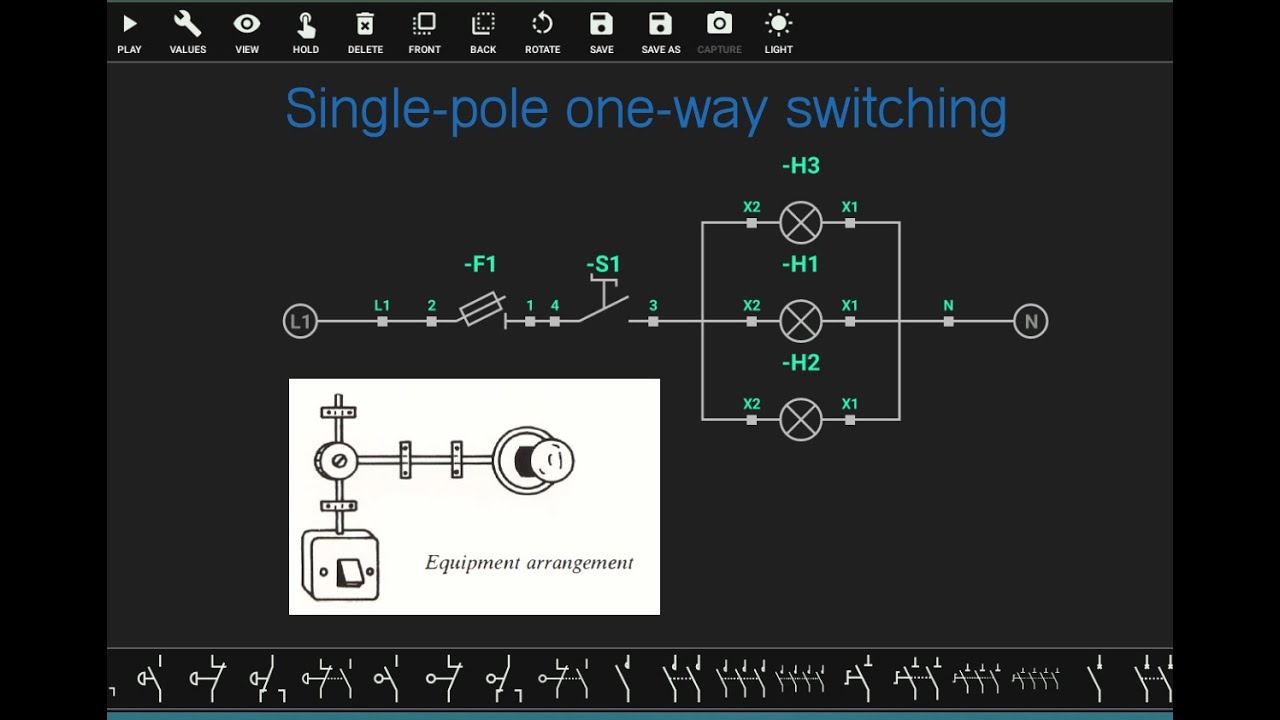 Single Pole One Way Switching YouTube