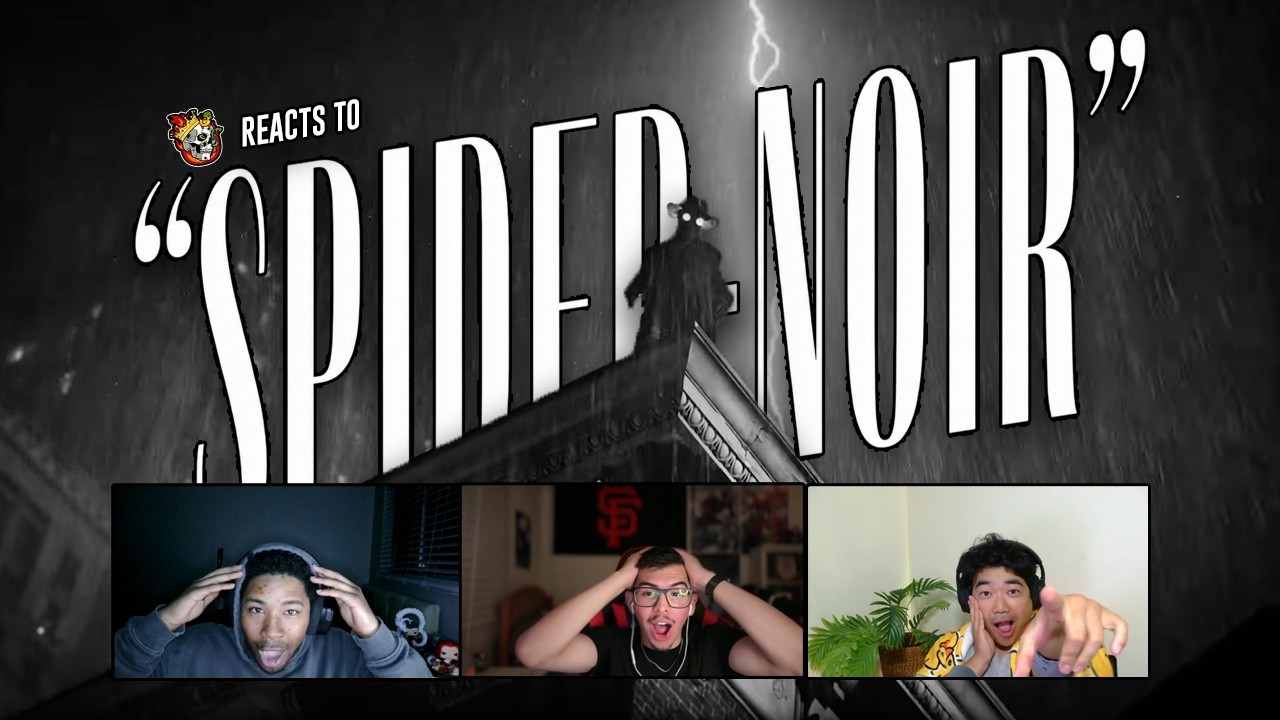 Finally! Spiderman Swinging!! | Nitride's #spidernoir Trailer Reaction!