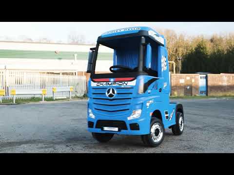 Mercedes Benz Actros Lorry 2x12v Battery Electric Ride On Car Truck With Remote Control