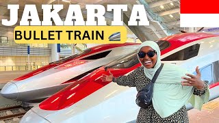 ECONOMY CLASS on Jakarta’s NEW Bullet Train (Not what I expected!) 🇮🇩