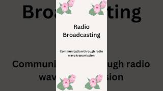Radio Broadcasting | Communication through radio wave transmission | Radio System kya Hai