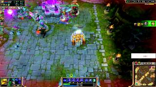 Crazy Blitzcrank hook on Ezreal