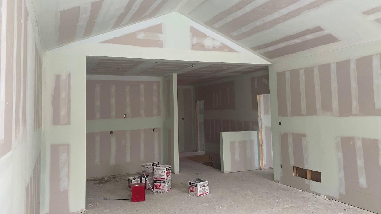 Colour in the drywall mud YouTube