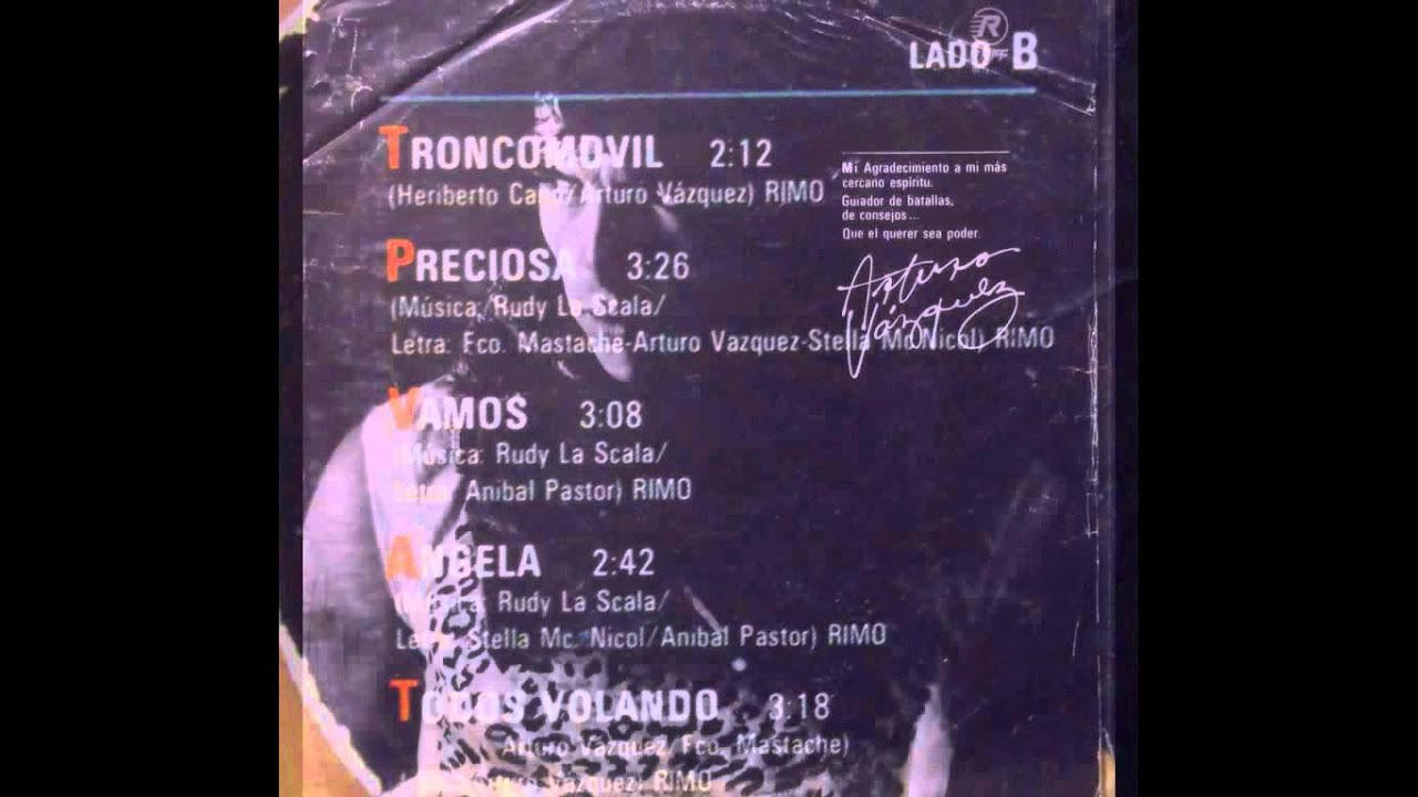 Watch VAMOS - ARTURO VAZQUEZ (1984) on YouTube Watch VAMOS - ARTURO VAZQUEZ (1984) on YouTube