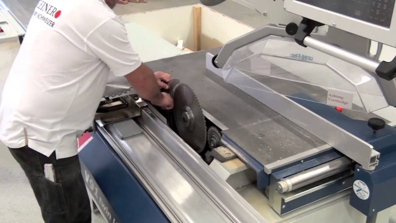 PANHANS V91 twin 2 Formatkreissäge ... Kaufmann & Winter Holzbearbeitungstechnik GmbH