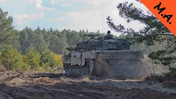 Polish and U S  troops conduct Tank Maneuverability Training  Operation Atlantic Resolve