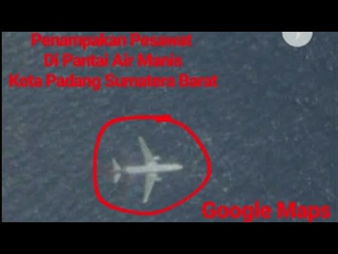 Misterius Penampakan Pesawat Terbang Di Pantai Air Manis Sumatera Barat