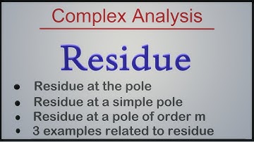 Residue at a pole|residue at simple pole|residue examples|Part 2|Theta Classes