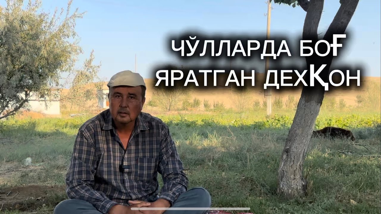 Қирда боғ яратган боғбон