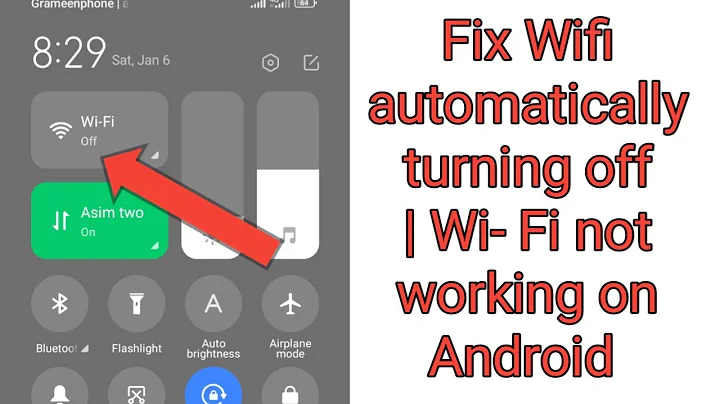 How to Fix wifi connection automatically turning off | wifi not working on Android