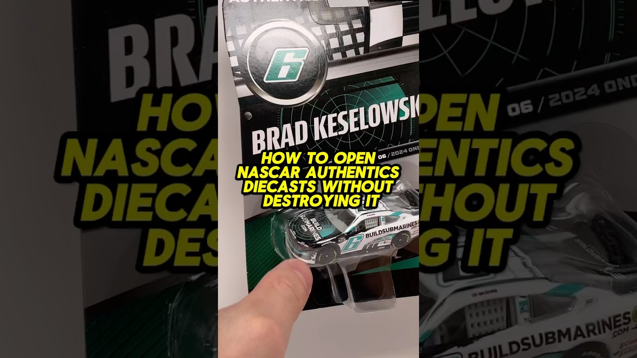 🚨HOW TO RE-CLOSE NASCAR AUTHENTICS DIECAST'S AFTER OPENING🚨
