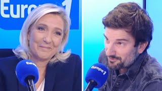 Gaspard Proust face à Marine Le Pen : "J'ai failli demander un mot d'excuse à ma mère"