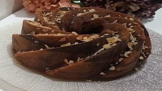 أسهل كيك رخامي بالشوكولاطة خفيف و اقتصاديcake marbré ultra moelleux