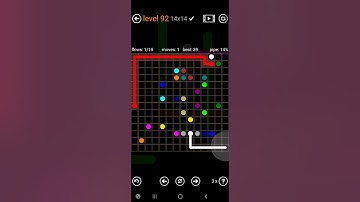 How To Solve Flow Free Premium 14x14 Mania Level 92 Hard Board Walk Through Solution Walkthrough