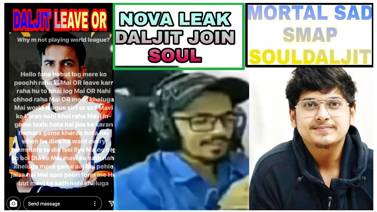 Daljit Leave Or Novaking leak Daljit Join Soul Mortal Sad samp 'SoulDaljit'
