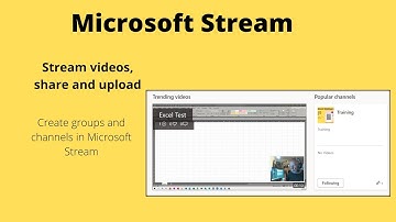 This video explains how to use Microsoft Stream. Stream