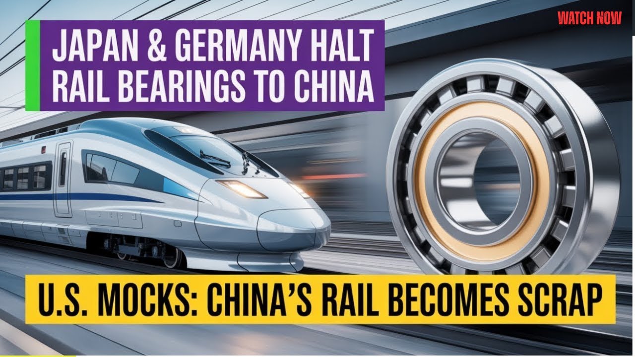 Japan & Germany Cut Off Train Parts! U.S. Mocks China—Then China Shocks the World!